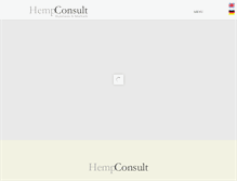Tablet Screenshot of hempconsult.com